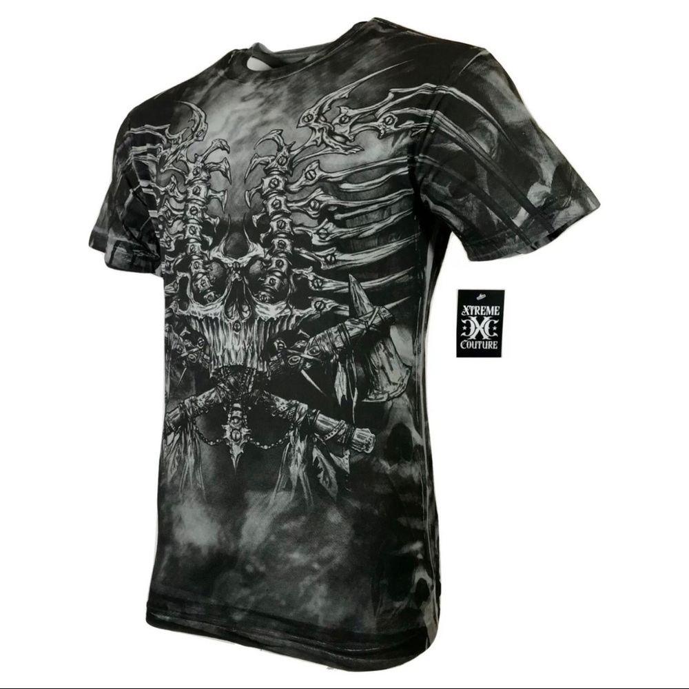 XTREME COUTURE by AFFLICTION Men T-Shirt IRON BONE